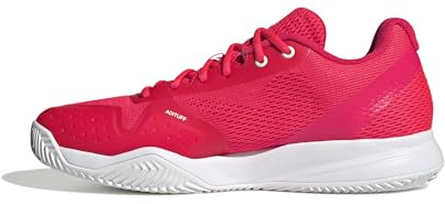Adidas Uomo Courtflash Speed 2 Mens Tennis Shoes, Lucid Red/Zero Met./Ftwr White, 46 EU