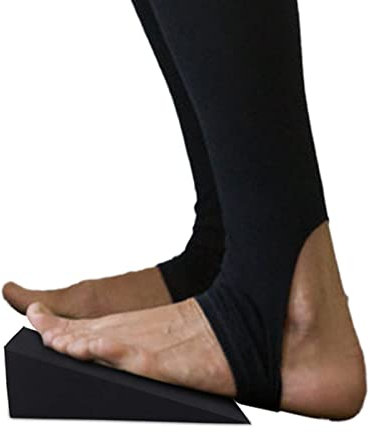 Schrägbrett für Kniebeugen – wasserdichtes Yoga-Schaumstoff-Keil, schräger Board, flexibler Fuß-Stretchkeil-Block, leicht, Heimübung, schräge Bretter, Fuß-, Knöchel-, Knie-, Wadendehner für Planta