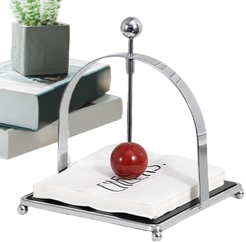 Bandeja de metal para servilletas, soporte para toallas de invitados, bandeja de almacenamiento de toallas de mano de papel, bandeja organizadora de almacenamiento de metal, dispensador de pañuelos