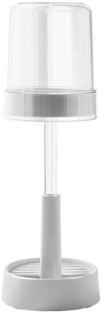 Ubric Soporte para Cepillo de Dientes con Vaso y Tapa, Soporte para Pasta de Dientes para cepillos de Dientes Normales y eléctricos