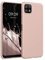 kwmobile Hülle kompatibel mit Samsung Galaxy A22 5G Hülle - weiches TPU Silikon Case - Cover geeignet für kabelloses Laden - Coconut Swirl