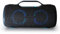 Boompods Rhythm 60 Portable Bluetooth Speaker - 60W Wireless Waterproof Party Speaker, Sound & LED Light Show, 10 Hour Battery, Bass Boost & Touch Controls, Dual Pairing Outdoor Speakers, Grey/Blue