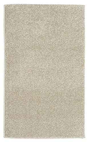 Astra Teppich Wohnzimmer hochwertig - Pflegeleichte Teppiche für Wohnzimmer, Schlafzimmer, Arbeitszimmer - Samoa Uni Beige 80x150 cm