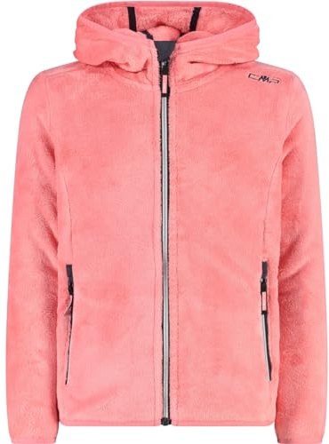CMP Giacca Kid G con Cappuccio Fisso Unisex - Bambini e Ragazzi, Pesca, 176