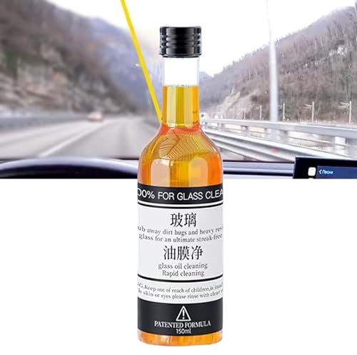 150ML Oil Film Remover for Glass,Glass Oil Film Remover,Windscreen Cleaner,Auto Car Glass Oil Film Cleaner,Car Glass Cleaner,Auto Glass Cleaner,Windscreen Glass Cleaner,Inside Windscreen Cleaner
