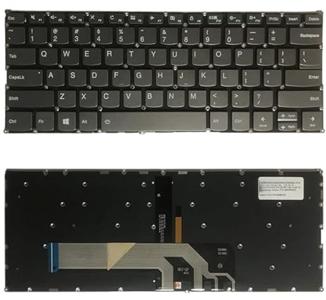 Teclado de repuesto para portátil con retroiluminación para Lenovo Yoga 730-13IKB 730-13IWL 730-15IKB 730-15IWL 530-14 530-14IKB FLEX6-14