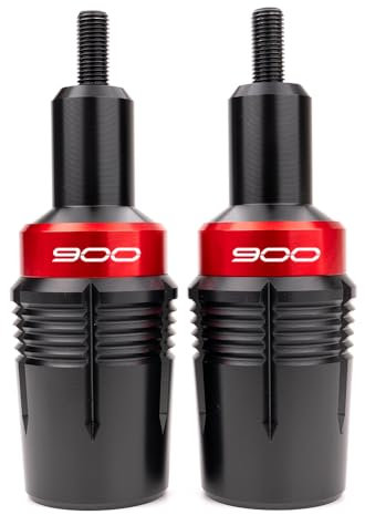 MOWOK Sturzpads Motorrad-Sturzschutz Zubehör für Kawasaki Z900 RS Z900RS 2017-2023 2024 2025 (Rot)