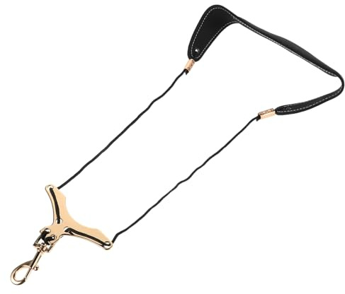 HYTROVE Tenor Sax Neck Strap Metal Swivel Snap Hook Padded Adjustable for Clarinet Oboe Saxophone