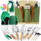 Gartenwerkzeug Set, 13 Stück Garten Werkzeug mit Gartengeräte Organizer Handtasche, Ideale Garten Geschenke für Gartenliebhaber für Frauen für Männer, Stabil Gartengeräte Set
