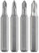 4er pack Bits, Bits-Set, magnetisch, universell, Schraubendreher, 28mm PZ Micro SB,