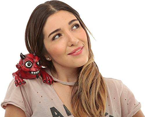 Ghoulish Productions - Compagnon d'Épaule : Diable, Collection Compagnon d'Épaule, Costume en Latex Durable, Peint à la Main, Halloween, Défilé de Carnaval, Fête Costumée, Taille Unique Adulte