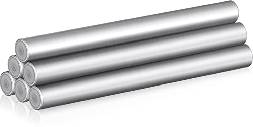 Sadnyy 6 Pcs 3/8 x 4 Inch Steel Metal Dowel Pins Bunk Bed Replacement Hardware for 3/8 Pre-drilled Holes 304 Stainless Shelf Pins Support Pegs for Shelf Bracket Bookshelf Cabinet Closet