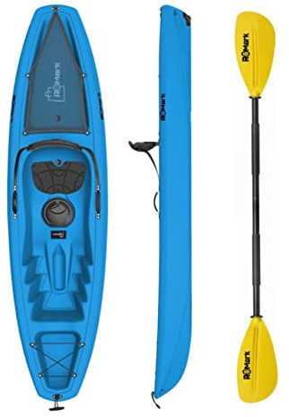 ROMARK Kayak - Canoa da 267 cm - 1 gavone + 1 pagaia + 1 seggiolino + 1 ruotino mare sport lago
