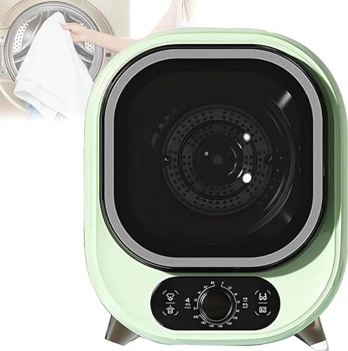 Belüfteter Wäschetrockner, vorderer Wäschetrockner, Filter von Flusenstaub, 0–200 Minuten, Timer, heiße, kalte Luft, 3D-Trocknung, Überhitzungsschutz, 35 dB, leise, kompakte Wäscheschleuder ( Color :
