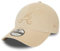 New Era Atlanta Braves MLB Baseball Cap beige Teamlogo gebogener Schirm 9Forty Cord Kappe Hut - One-Size