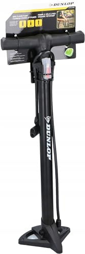 Dunlop 2-in-1 Workshop Bike Pump Black