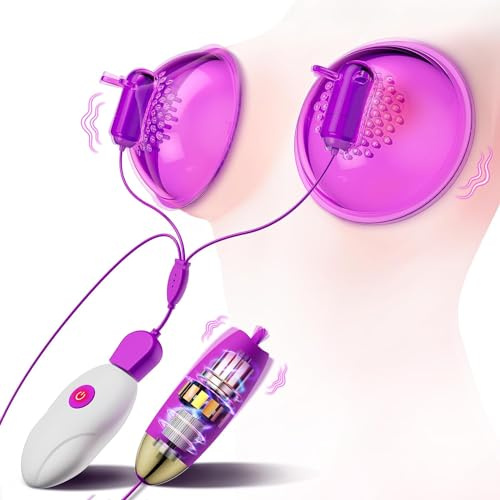 Vibromasseur Sex Toýs Femme, Jouets de Mamelon Ventouse Teton, Suceurs pour Mamelon Sextoy, Sextoyse Femme Clitoridienne, Stimulateur Clitoridien, Sex Toys Jouet Sexualité Jeux Sexuelle Adulte Couple