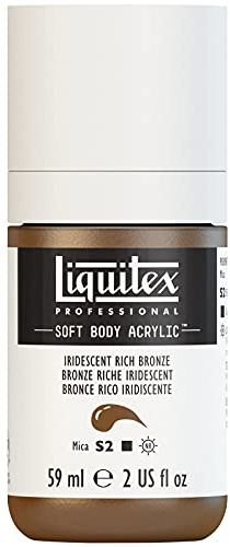 Liquitex Acrylic Paint, Iridescent Rich Bronze, 59 ml (Pack of 1)