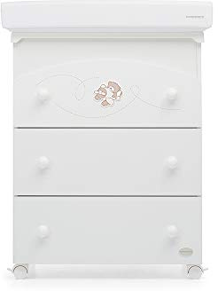 Foppapedretti Babyfly Bagnetto Fasciatoio, 47 x 69 x 89 cm, 31 Kg, Bianco