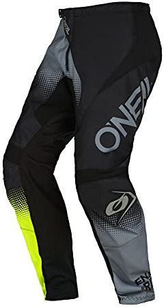 O'Neal Element Racewear MX DH MTB Pant Hose lang schwarz/grau/gelb 2023 Oneal: Größe: 28 (44)