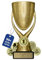 pokal-fabrik.de - Pokal mit Gravur Wunschtext in Gold - personalisiertes Geschenk & Sportemblem nach Wahl - 15 cm inkl. Marmorsockel - Geschenk-Trophäe | Pokal Kinder