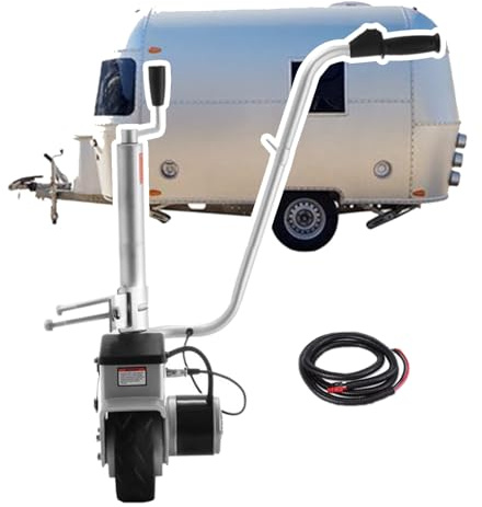 Nicvrea Plataforma para Remolque Eléctrica, Carga Máxima de 5000 LB, Plataforma para Remolque Motorizada de 12 V/350 W Gato, Remolque de Maniobra para Barco con Motor