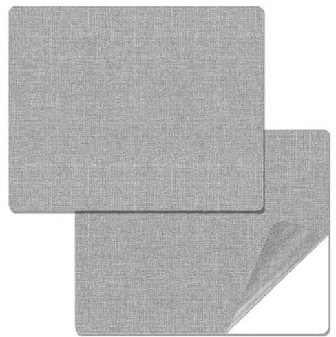 Leather Repair Patch Tape,2PCS Linen Leather Repair Kit,8X11 inch Self-Adhesive Fabric Patch,Vinyl Repair Kit,Waterproof Fabric Patch for Sofas, Tents, Furniture, Car Seats, Lounge Chairs(Light Gray)