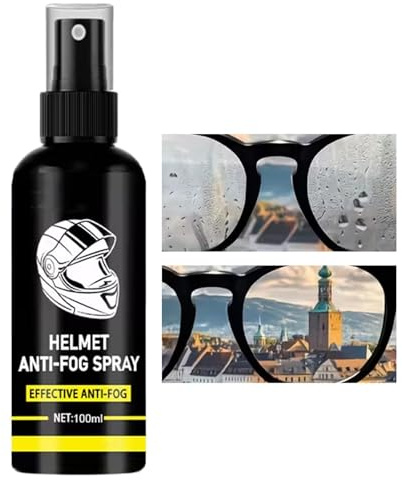 Anti-dim spray för skidglasögon 100 ml Vattenavvisande Långvarig | Cykelhjälms Anti-imbildningsspray för Speglar Cykling Camping Äventyr Resa Mountainbike Landsvägscykling Underhåll