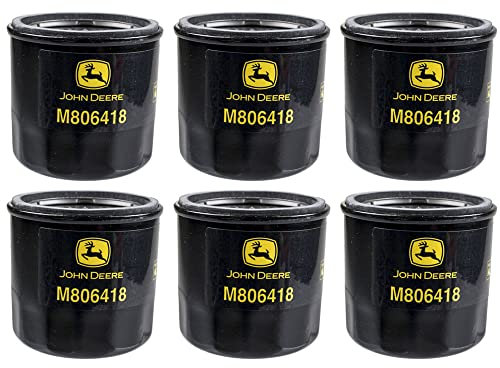M806418 John Deere Oil Filter 1023E, 1025R, 1026R, 2210, 4010,755, HPX-DIESEL GATOR,455 LAWN MOWER, X495, X740, X748, and 1435 FRONT MOWER.