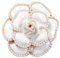 YUTTTPL Brosche für Damen, Blumenbrosche mit Zirkonia für Mädchen