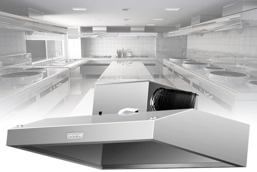 Cappa Da Cucina Sottopensile In Acciaio Inossidabile Da 32 Pollici, Cappa Da Cucina Sottile Canalizzata Convertibile Con 2 Controlli Di Velocità, Filtri In Alluminio, Luci A LED ( Color : 150*80*45 ,