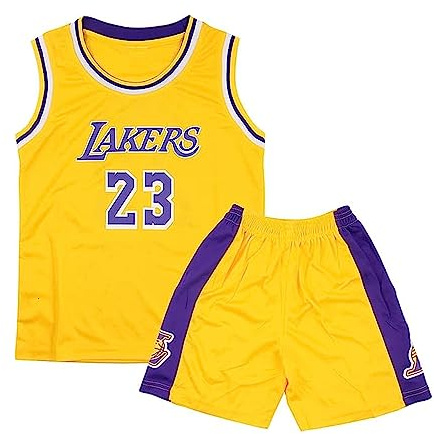 Qkydky Basketball Trikot Kinder,Basketball Trikot Jungen-2er-Set