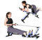 TODO 3 in 1 Rudergerät für zuhause, Multifunctionale Rudermaschine mit 2 Intensitäten Anstellbar, Ab Bauchtrainer Rowing Machine für Muskelaufbau und Ganzkörpertraining, bis 120KG