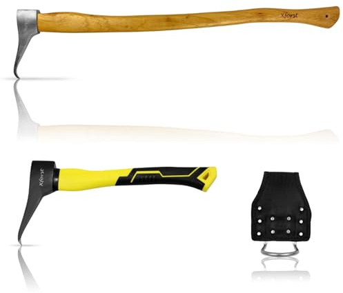 Xforst Sapie à Main #/ Sappie avec Support de Ceinture X-P500L et X-P50BX de 73 cm + Petit modèle de 38 cm. Idéal pour la manutention de Bois, Troncs de Bois et de bûches. Outils Forestiers