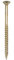 TIMCO C2 Clamp-Fix Multi-Purpose Premium Screws - TX - Double Countersunk - Yellow - 5.0 x 80 - Box of 200