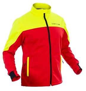 Forst-Extrem Beginner 2.0 Softshelljacke, rot-gelb, Forstjacke