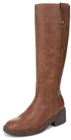 Blowfish Malibu Women's Nomads Knee High Boot, Brown Faux Leather, Medium Fit, UK 4