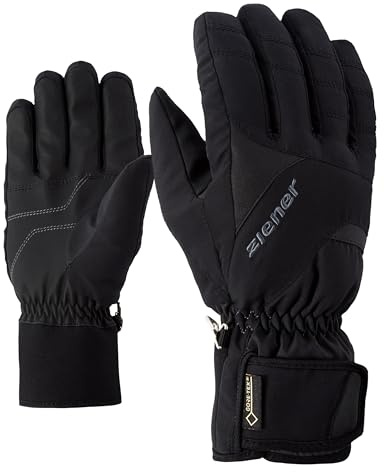 Ziener Erwachsene GUFFERT GTX Glove Alpine Ski-Handschuhe/Wintersport | Wasserdicht, Atmungsaktiv, Black, 7,5