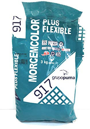 MORTERO PARA REJUNTADO COLORES PLUS FLEXIBLE 3KG ANTIMOHO ANTIHONGOS ESPECIAL PISCINAS (HUESO)