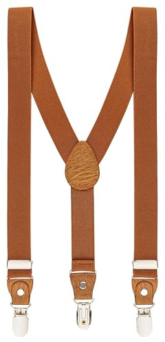 BomGuard Bretelle per Bambini – regolabili – altezza ca. 90–125 cm – Marrone