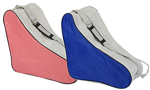 YouYuer Sac de Patin à roulettes,2pcs Sac à Patins à Glace,Sac Roller Sac de Patin à Glace Unisexe avec Bandoulière réglable Sac de Transport Patins pour Femmes Hommes Enfants