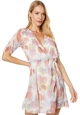 Ted Baker Juleah Ruched Sleeve Detail Mini Dress Natural 3 (US 8)