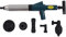 Toilet Plunger, High Pressure Air Drain Blaster Gun Kit with Barometer, Toilet Unclogger Drain Unblocker Clog Remover for Clogged Sink Floor Drain Toilet Sewer Pipe, Detachable Assembly Heads