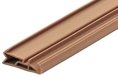 cyclingcolors Junta de Silicona Goma para puertas e ventanas Perfil de estanqueidad tira de Sellado Burletes Aislante Acústico, beige 5m