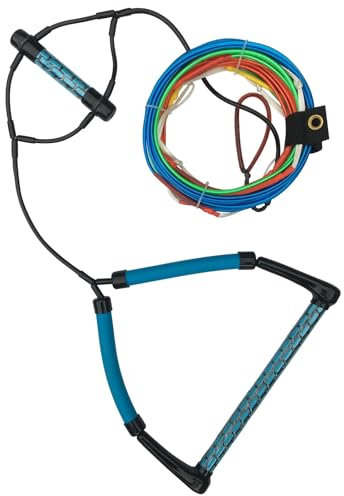 Vattenskidor rep vatten skidrep dubbelt handtag Eva grepp 6 mm 23 m vattenverktyg för surfing wakeboarding för vattensporter