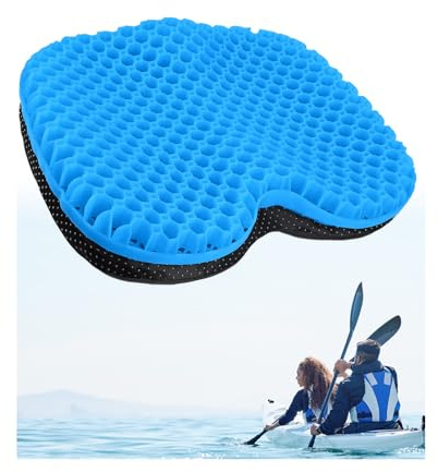 MMOBIEL Cuscino Antiscivolo per Sedile Kayak Cuscino Impermeabile per Sedile in Gel - Seduta Portatile per Kayak, Barca, Canoa ecc. - Sollievo Dalla Pressione e Comfort - Accessori per Kayak