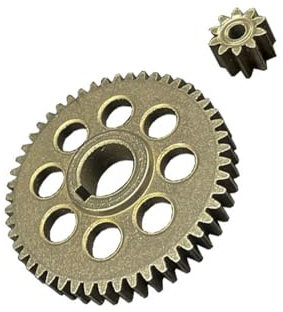 HONGXINHAO Ensemble de pignons d'engrenage en métal avec arbre pour tondeuse à gazon de 10,2 à 20,3 cm - Moteur électrique sans balais