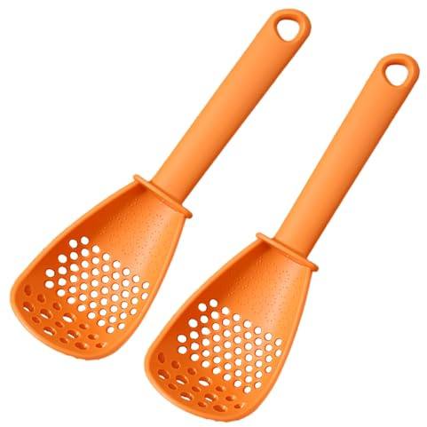 Cucchiaio da cucina multifunzionale - Separatore di uova e utensile cucina, schiumarola a fessura resistente al calore, durevole | Set cucchiai per zuppe, bolliture, fritture