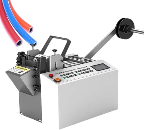 LMYYDES Automatic Pipe Cutter Automatic Tube Cutting Machine Micro-Computer Controlled Pipe Cutting Machine, High-Speed 34 M/min with 100mm Cutting Capacity