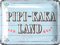 LANOLU Blechschild PIPI KAKA LAND SCHILD - Toilettenschild lustig - lustige WC Schilder Vintage Deko Gäste WC Schild, 15x20 cm